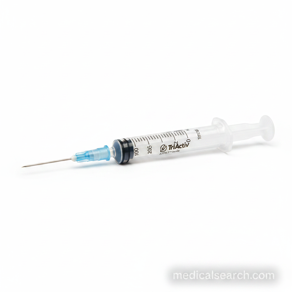 100U ClickZip Slim Manual Retractable Safety Insulin Syringe 30G x 1/2